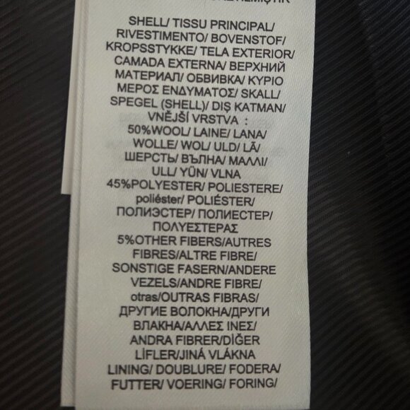 NWT Lauren Ralph Lauren Women's Wool-Blend Walker Coat Size 12 - Picture 11 of 12